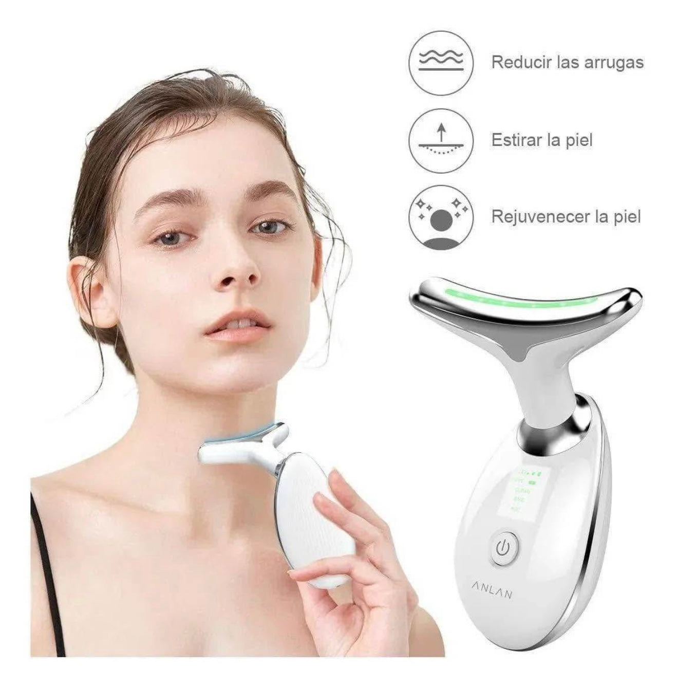 Lifting Facial y Reductor de Papada 3 en 1 – Rejuvenece Tu Piel sin Cirugías